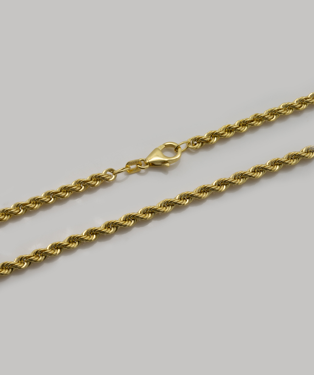 Kordelkette 333er Gelbgold