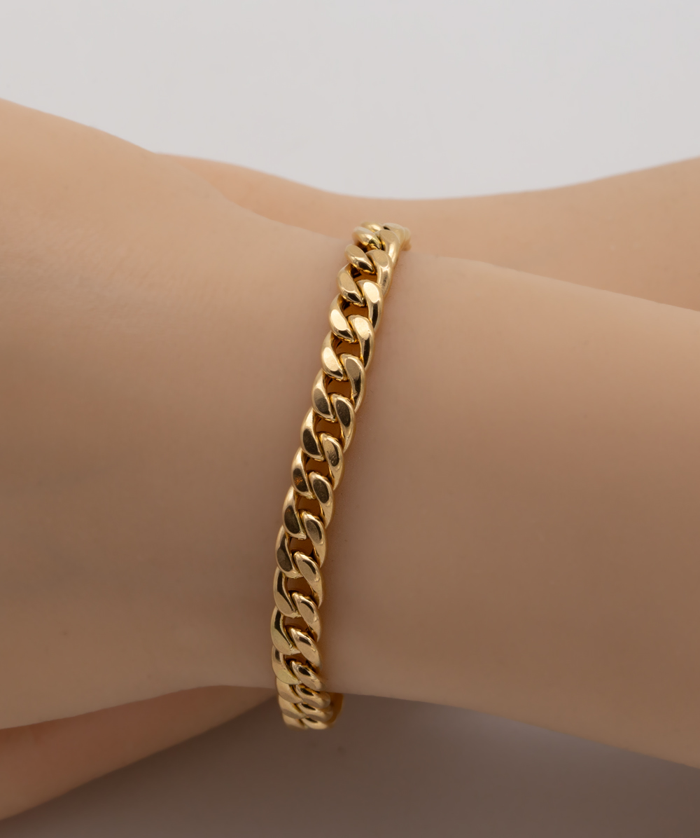 Panzerarmband 585er Rotgold