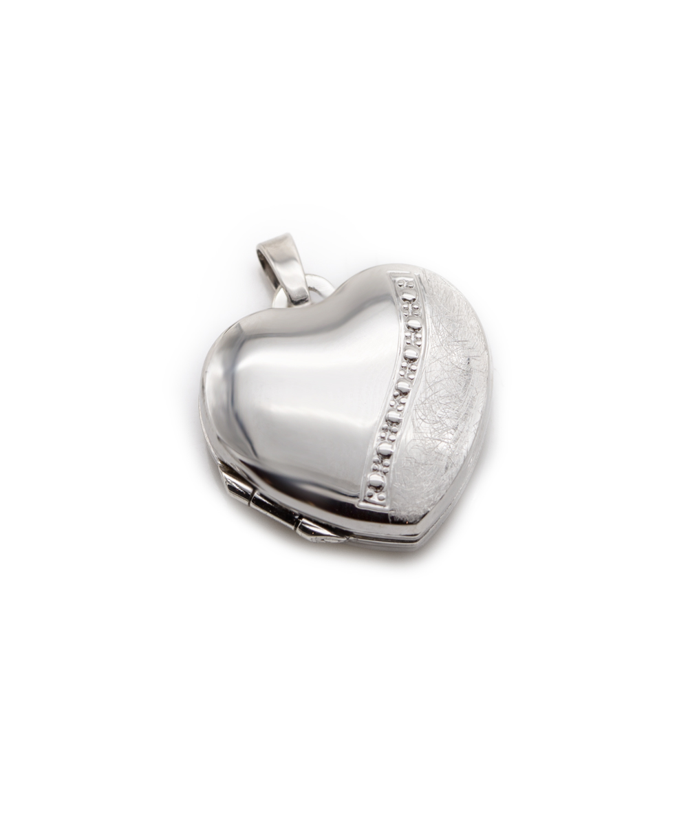 Medaillon Herz 925er Silber