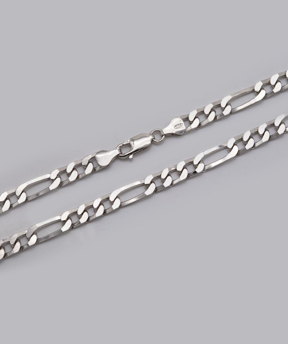 Figarokette 925er Silber 