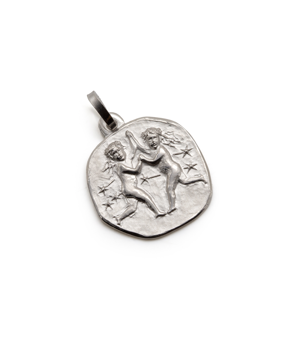 Anhänger Sternzeichen Zwilling 925er Silber 