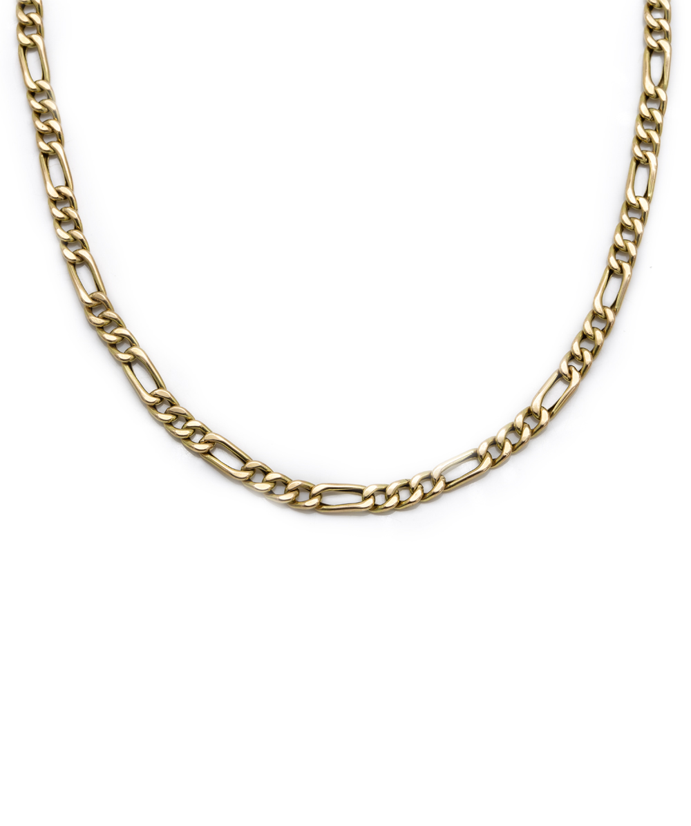 Figarokette 585er Gelbgold