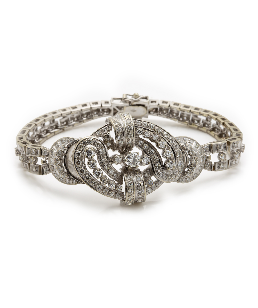 Armband mit Brillanten 750er Weißgold