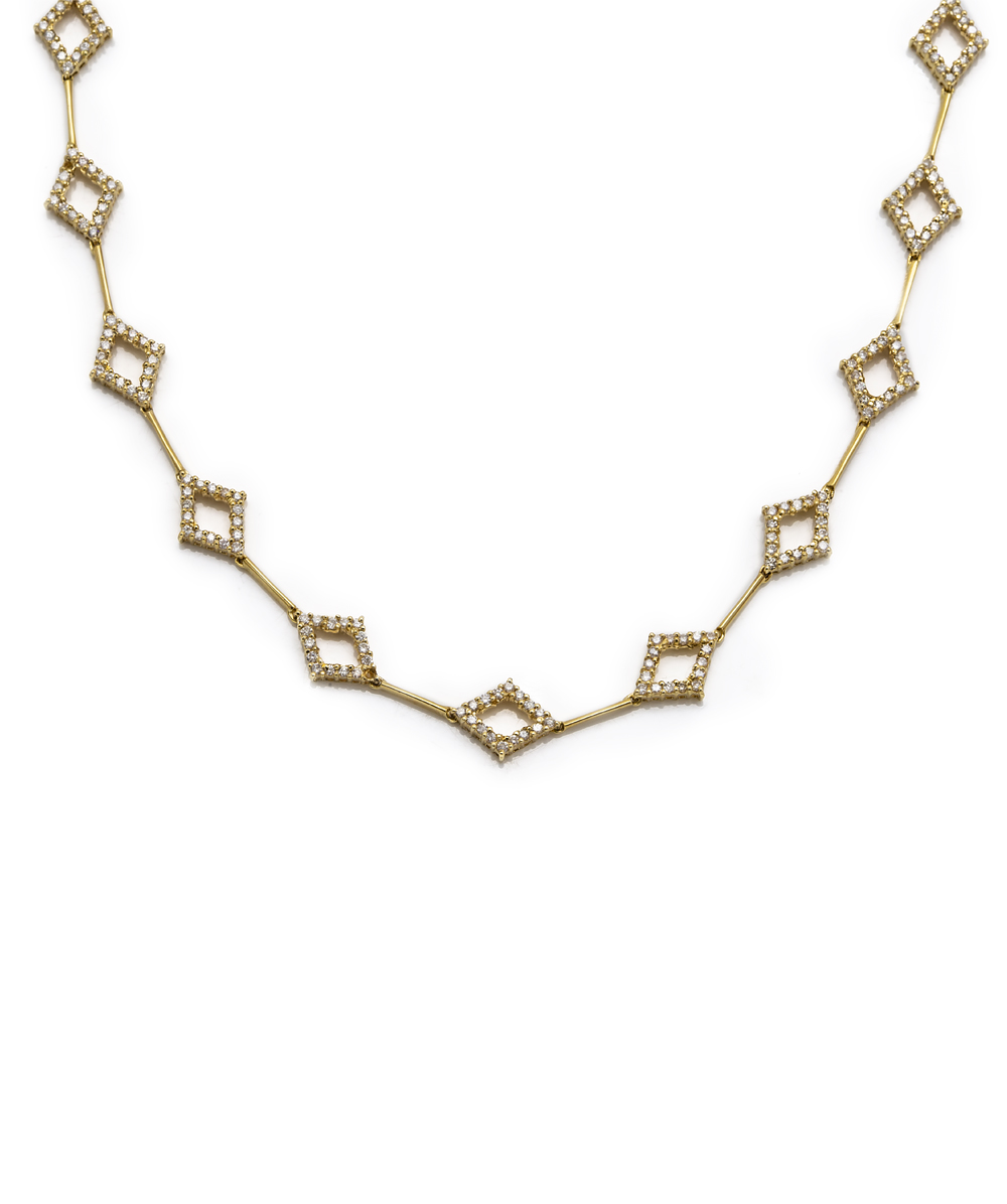 Collier mit Brillant Gelbgold 585er