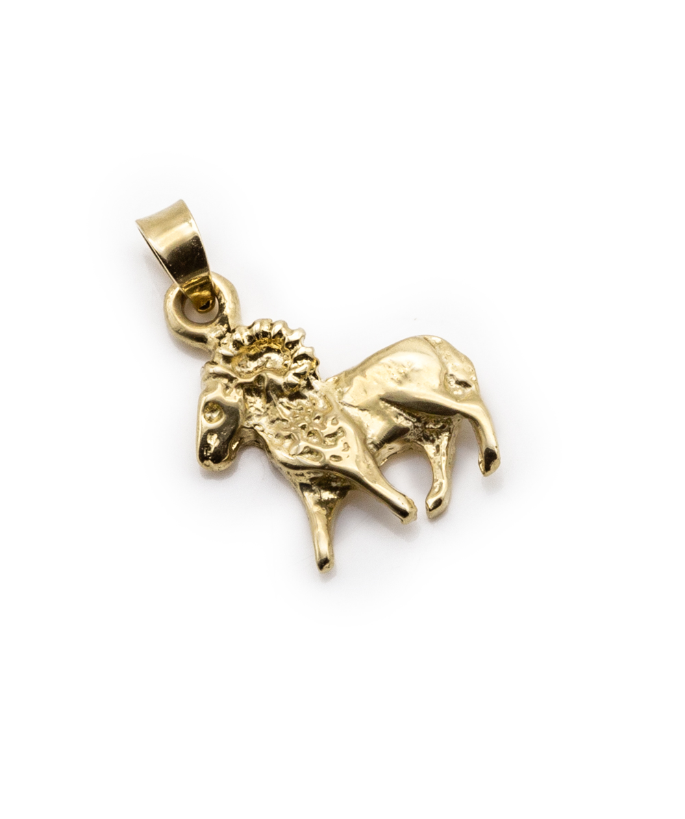 Anhänger Widder 585er Gelbgold
