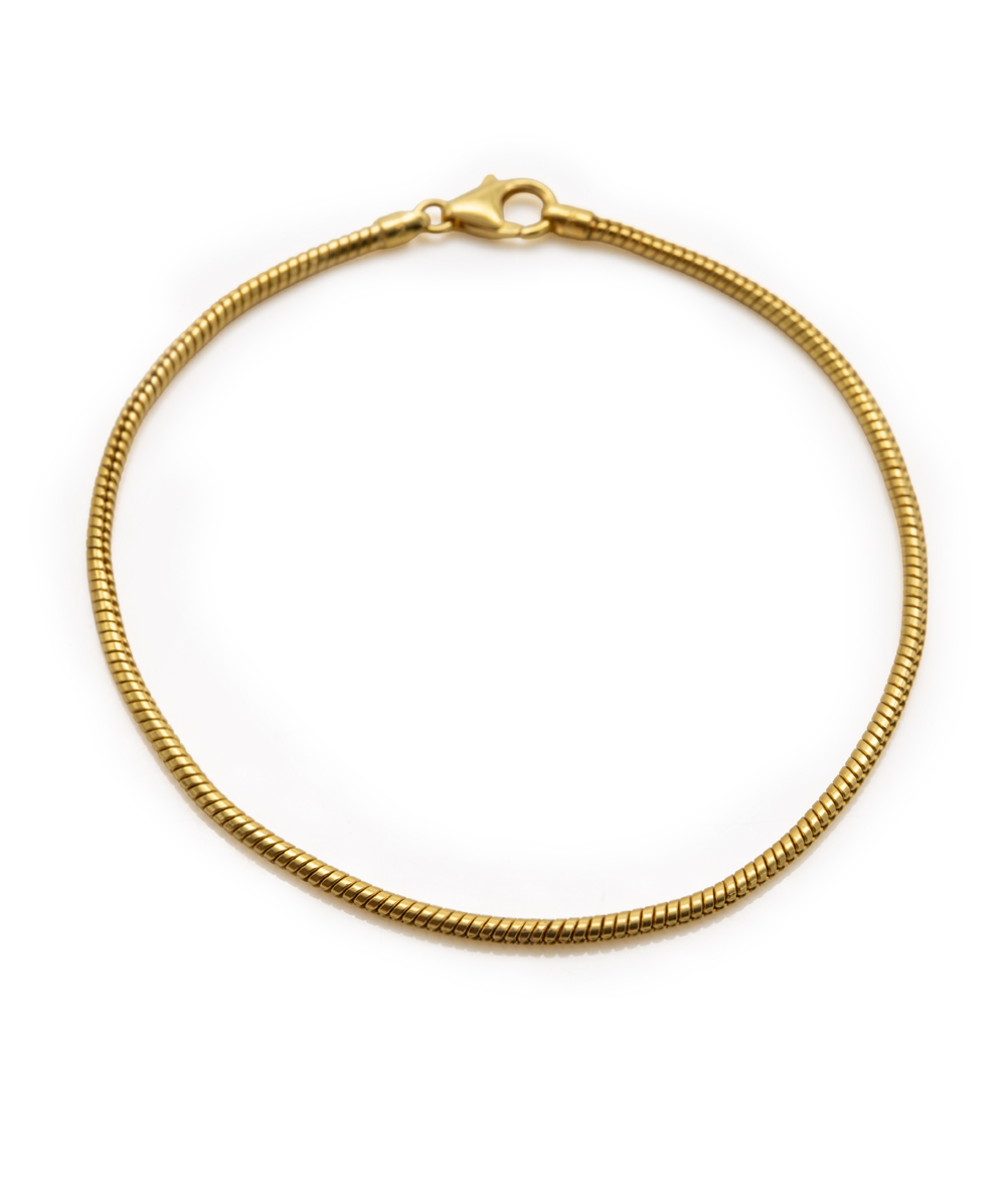 Schlangenarmband 333er Gelbgold