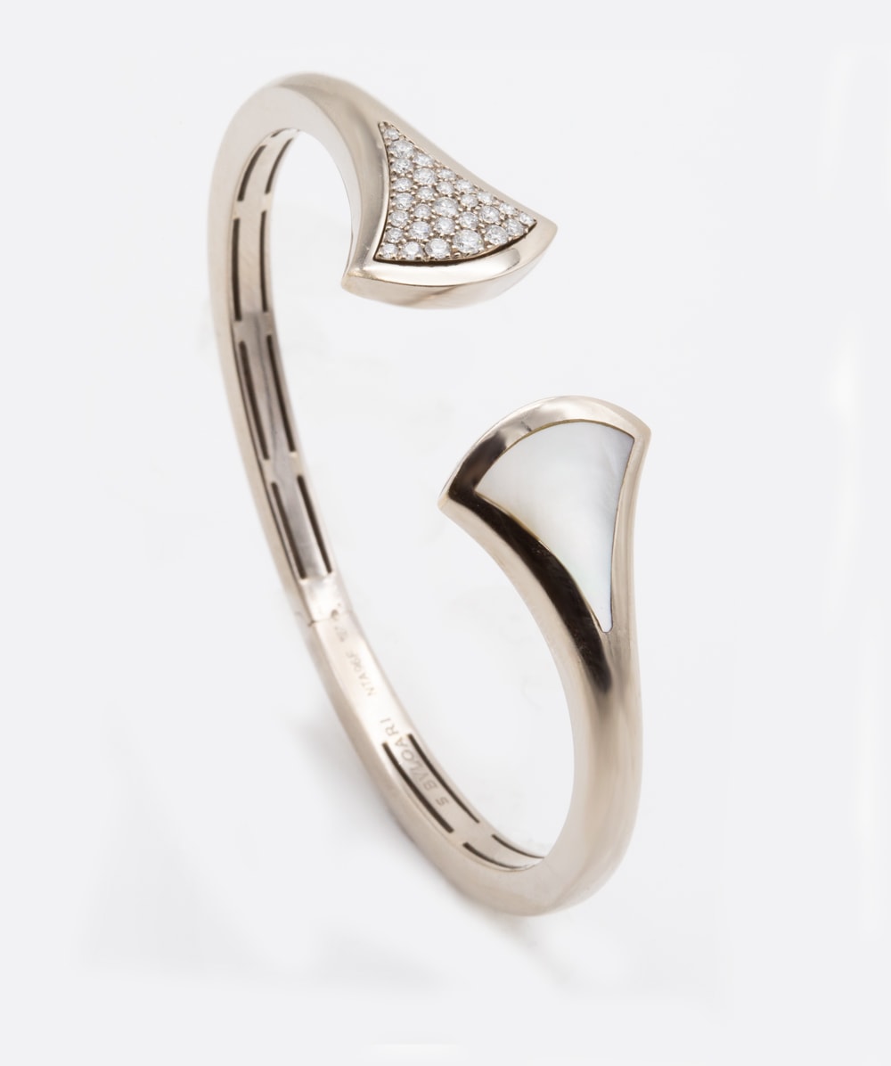 Bvlgari Divas Dream Armspange  750er Weißgold 