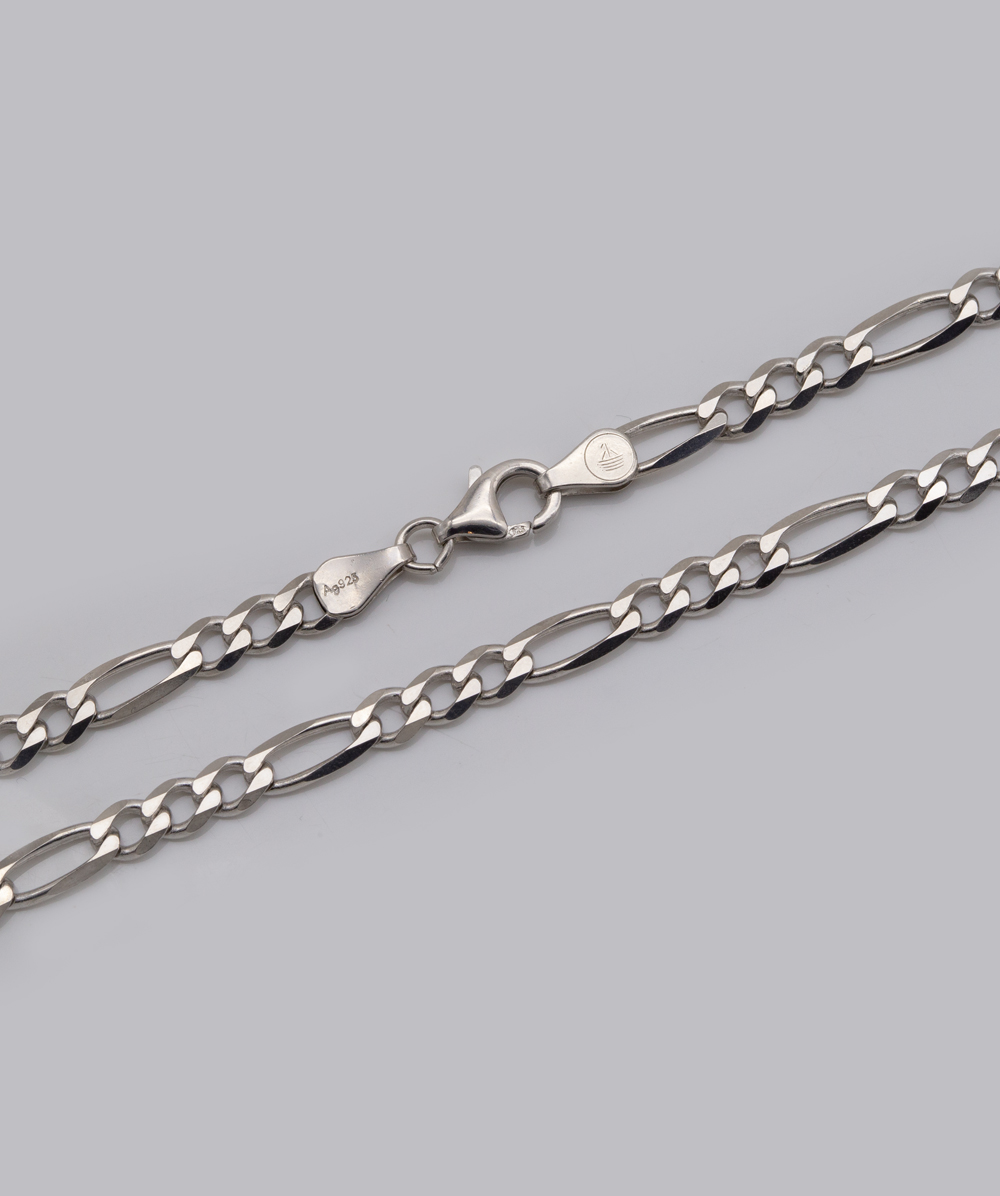 Figarokette 925er Silber