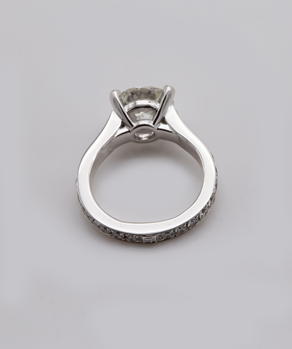 Ring mit Brillanten 750er Weißgold