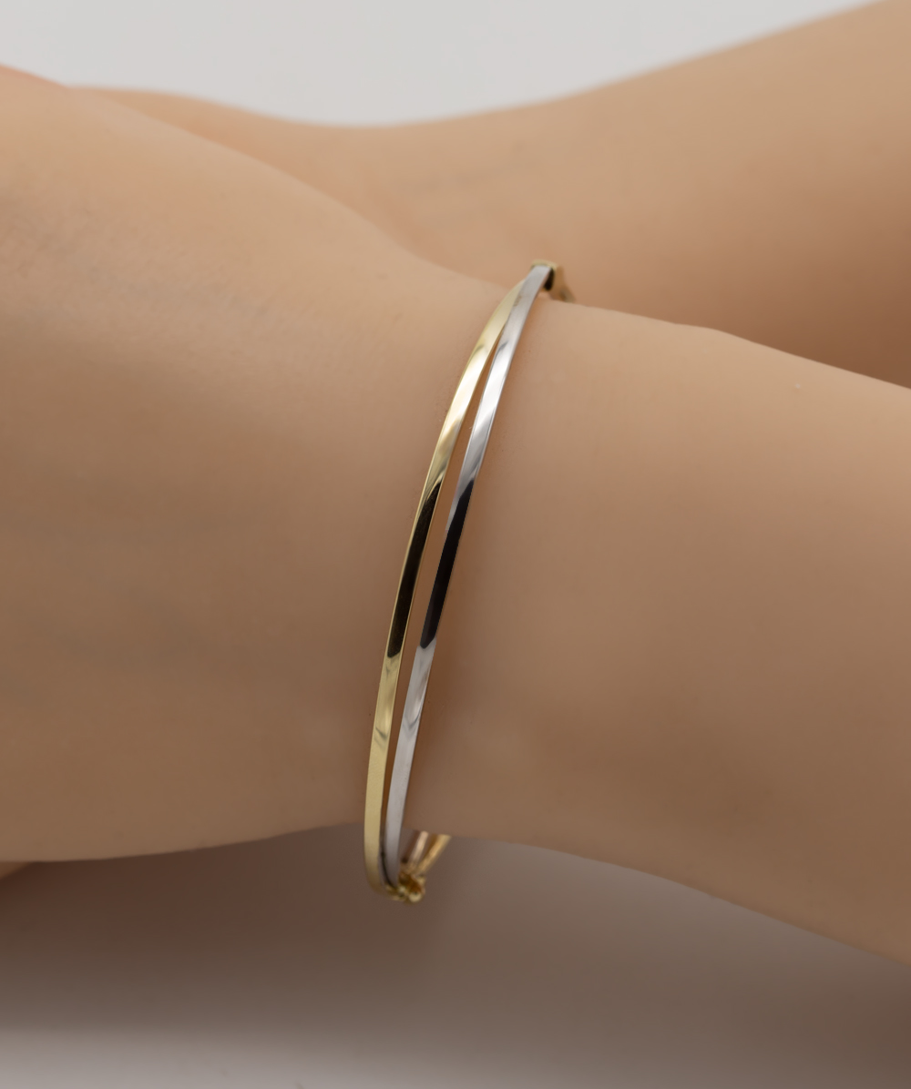 Armspange 333er Gold bicolor