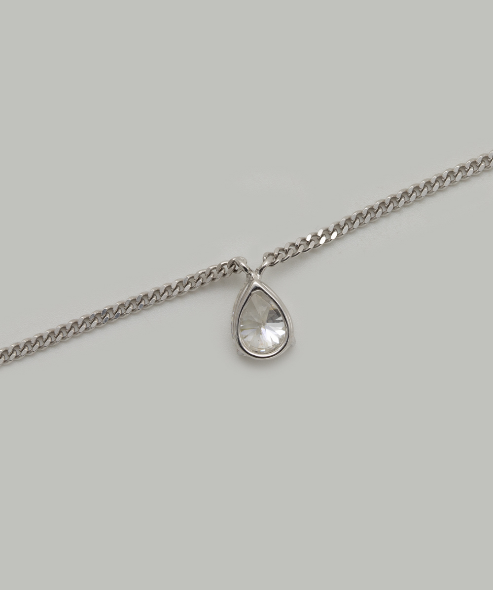 Collier mit Diamant 585er Weißgold