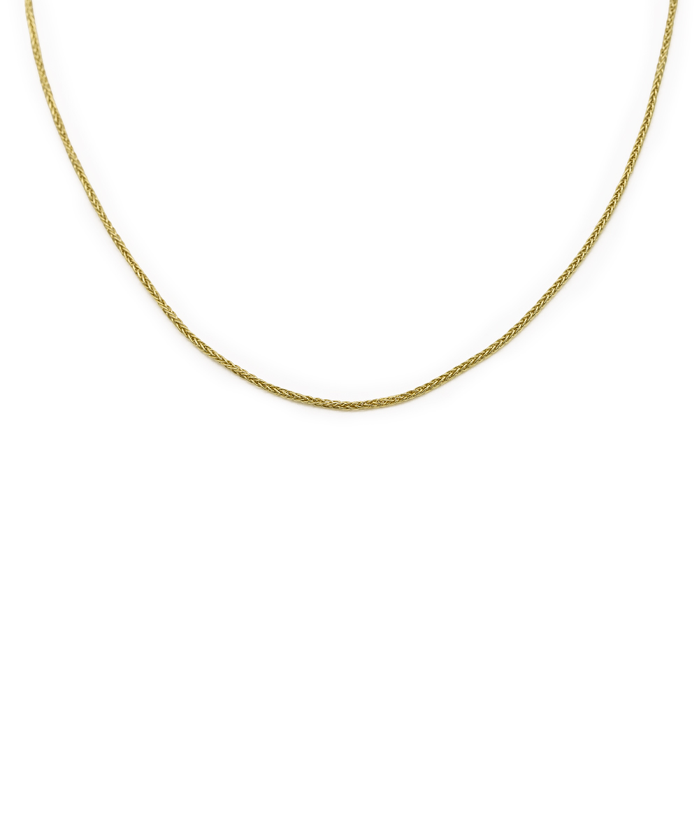 Zopfkette 333er Gelbgold