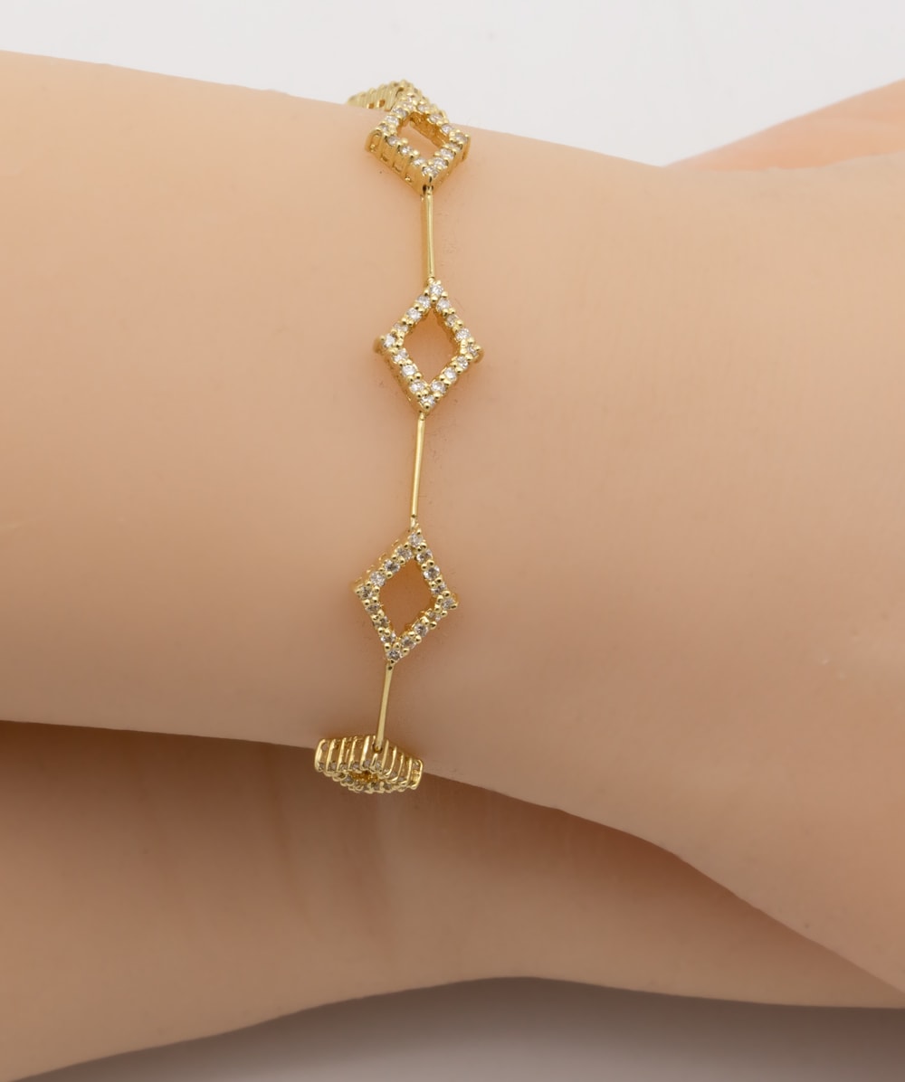 Brillantarmband 585er Gelbgold