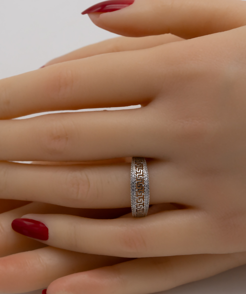 Ring mit Zirkonia 925er Silber