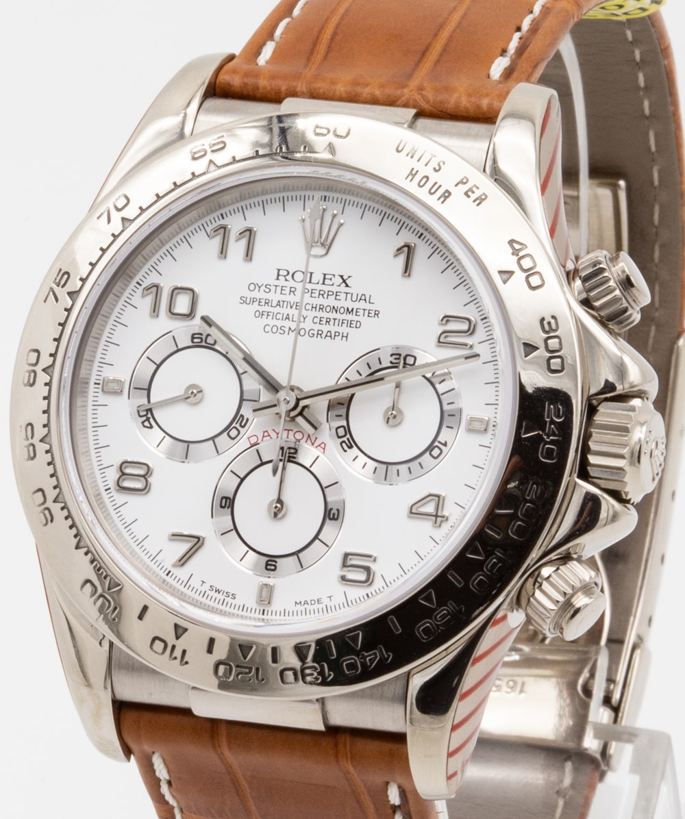 Rolex Daytona Zenith Weißgold Referenz: 16519