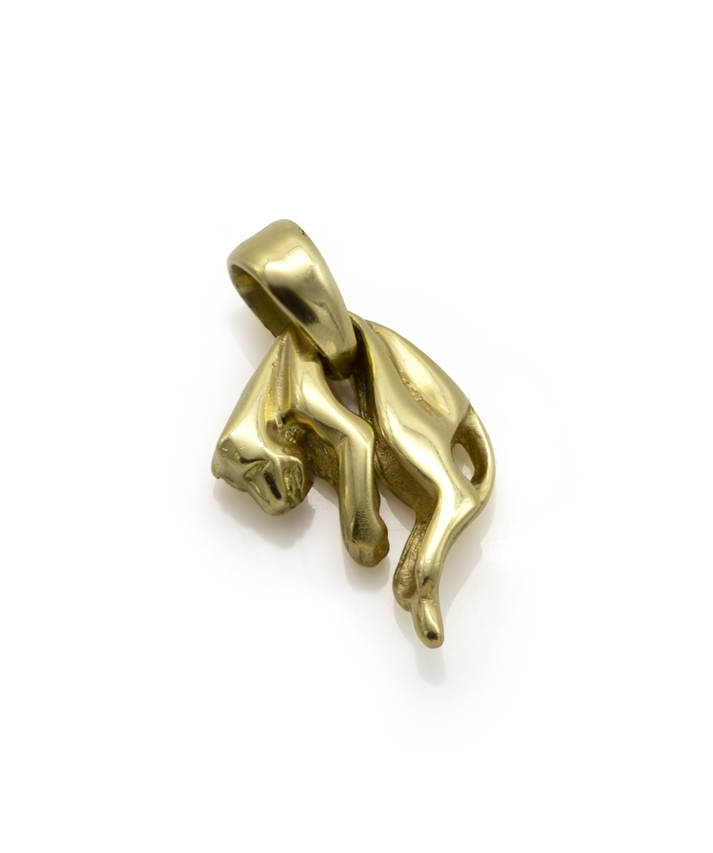 Anhänger Panther 585er Gelbgold