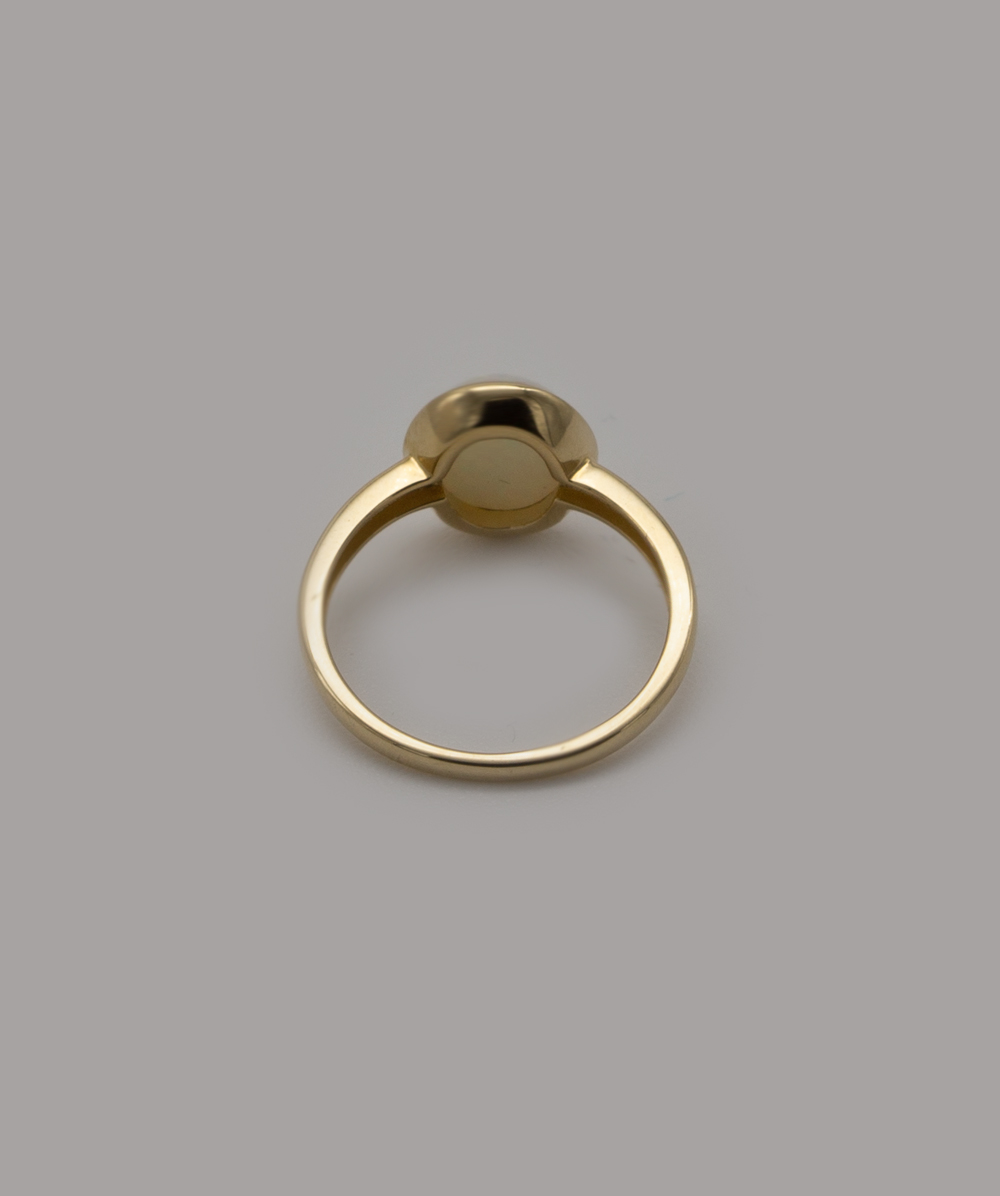 Ring mit Opal 585er Gelbgold - Alternative View