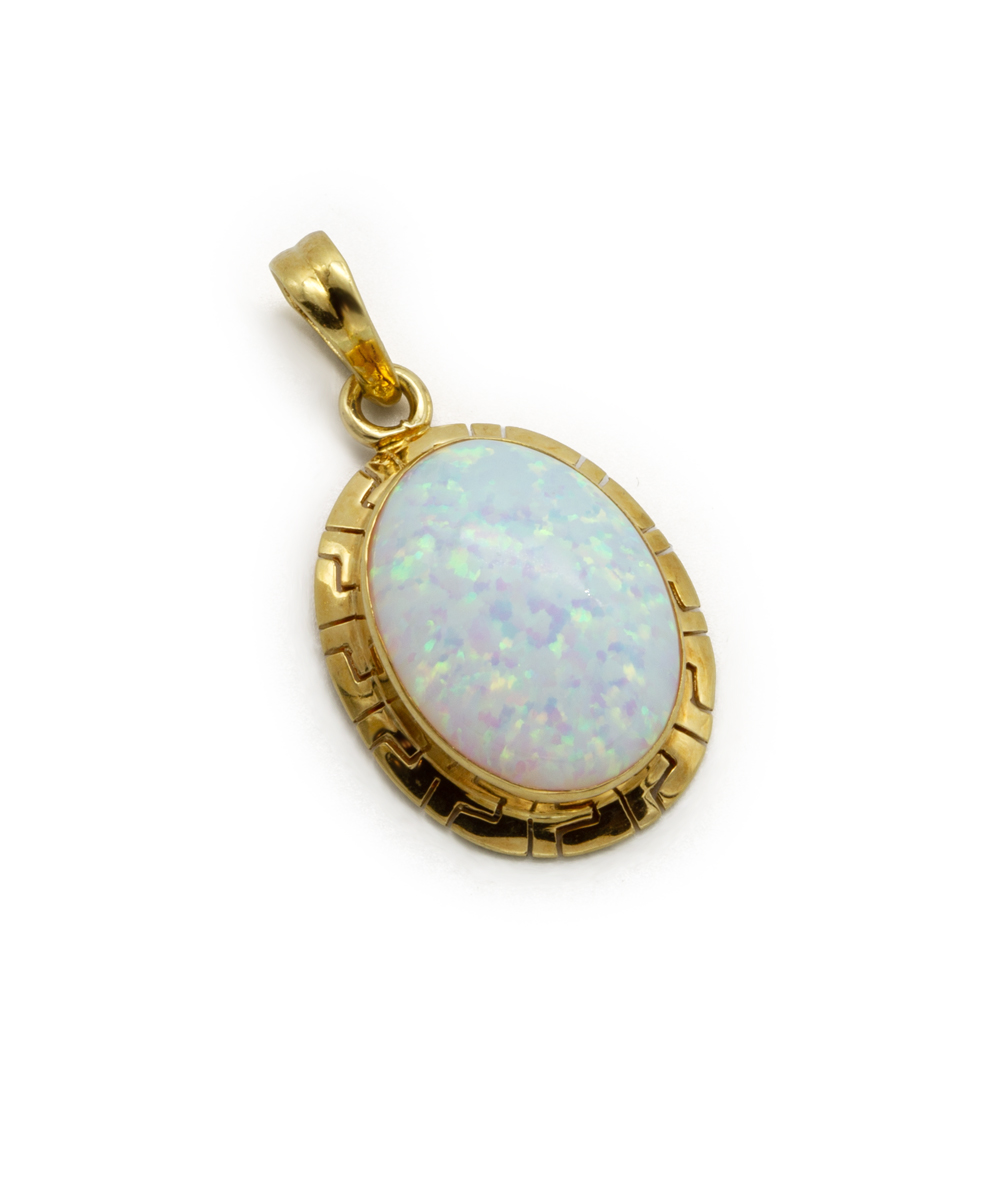 Anhänger Opal 750er Gelbgold