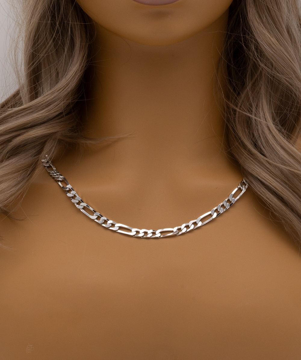 Figarokette 925er Silber 