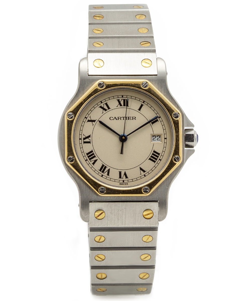 Cartier Santos Octagon 30mm Ref: 187902