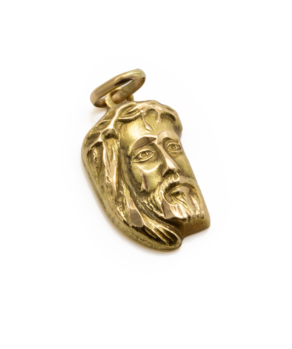 Anhänger Jesus 750er Gelbgold