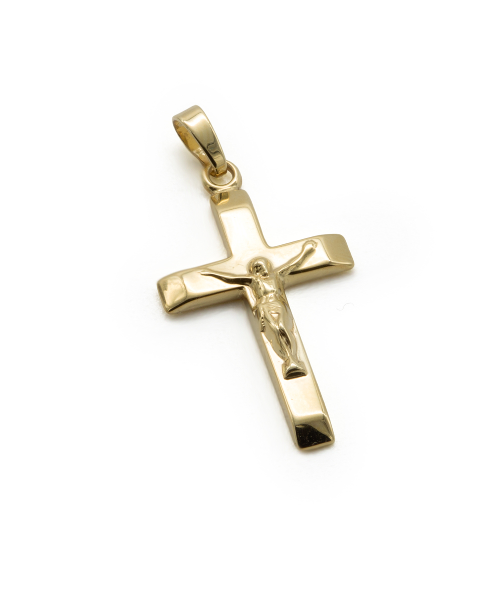 Kreuzanhänger 333er Gelbgold
