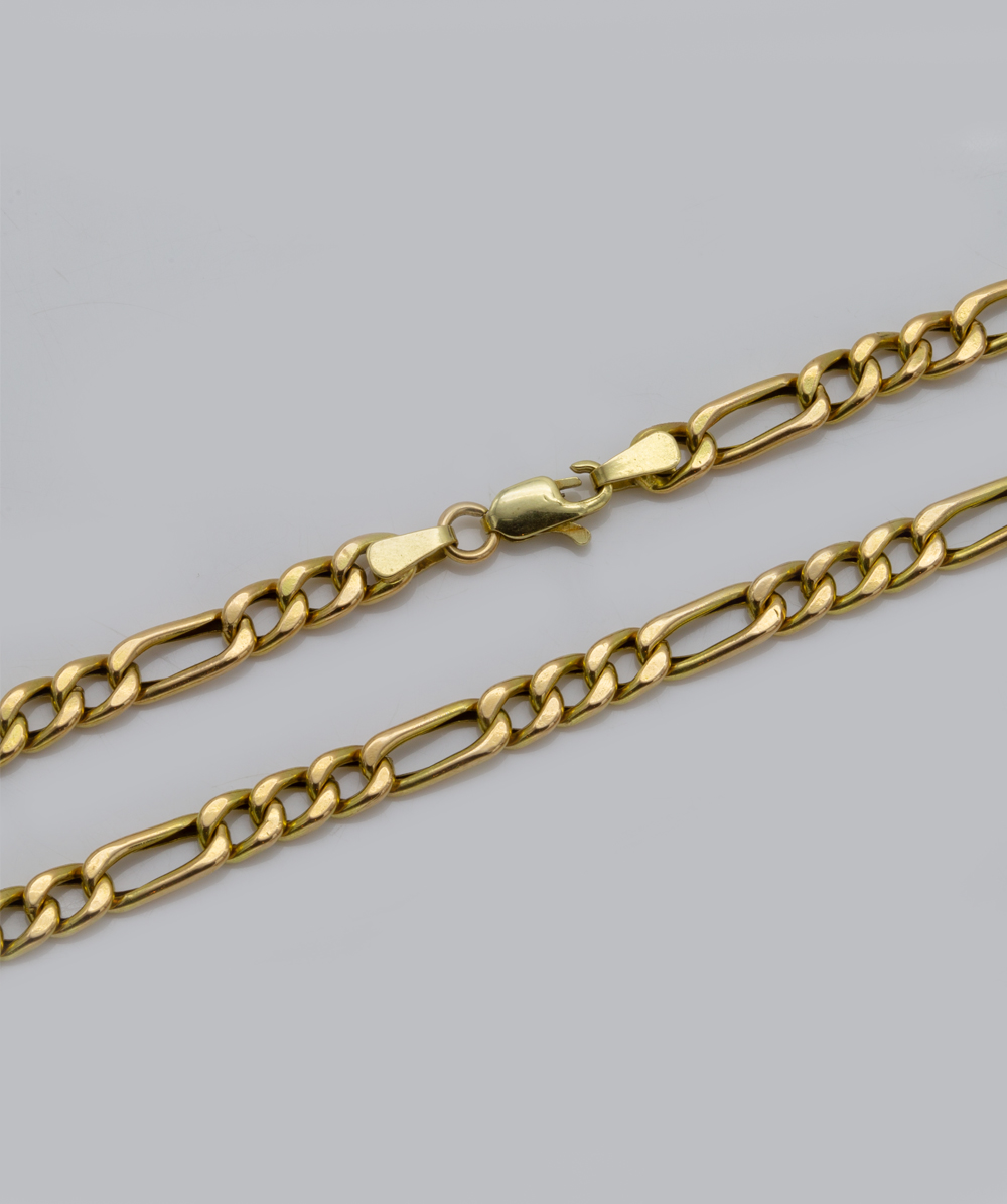 Figarokette 585er Gelbgold