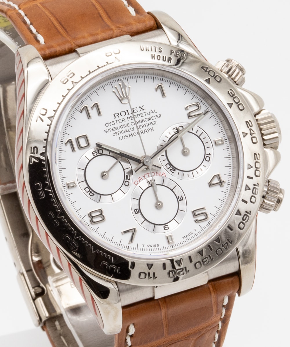 Rolex Daytona Zenith Weißgold Referenz: 16519