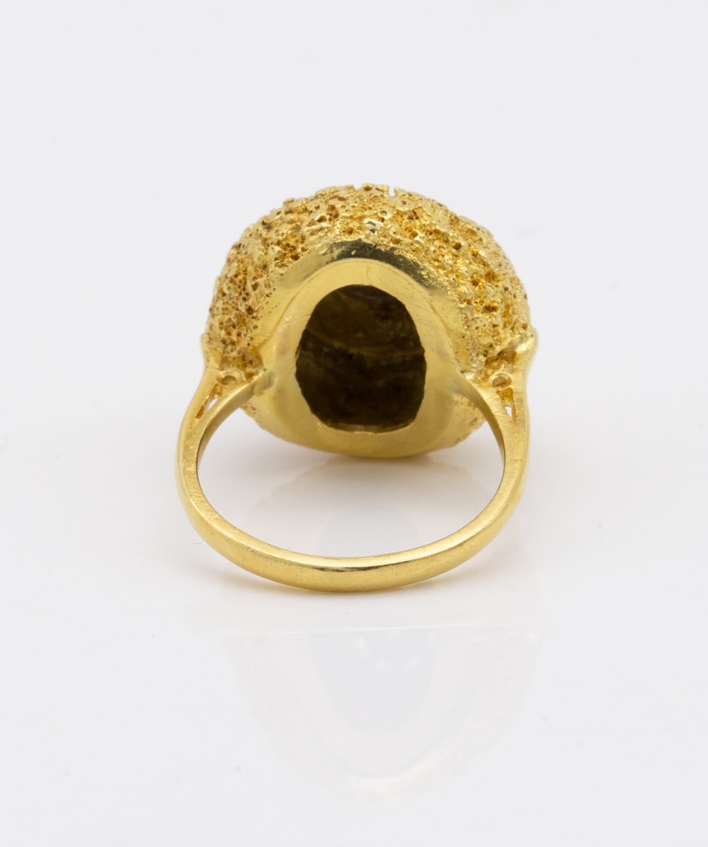 Ring mit Brillanten 750er Gold bicolor