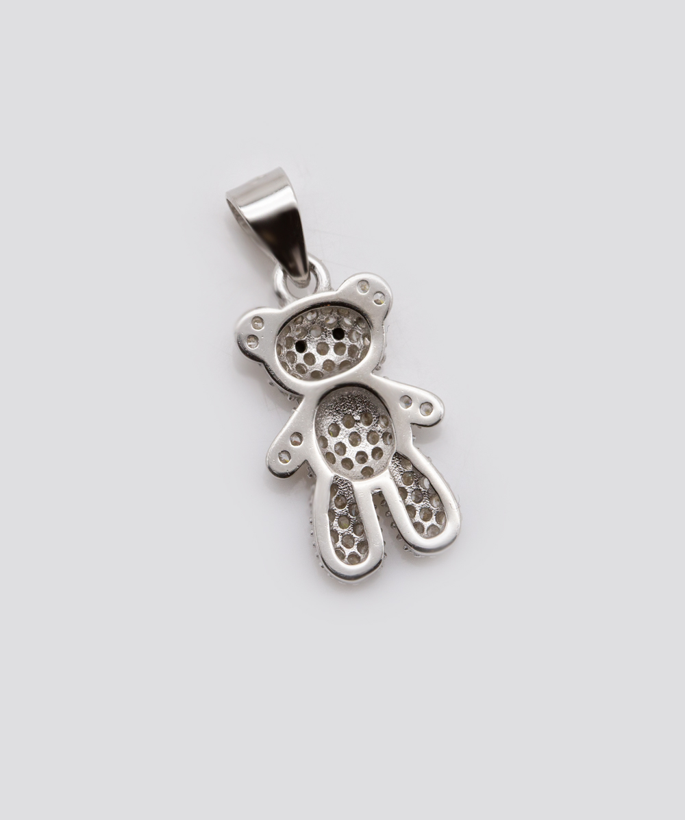 Zirkoniaanhänger Bärchen 925er Silber