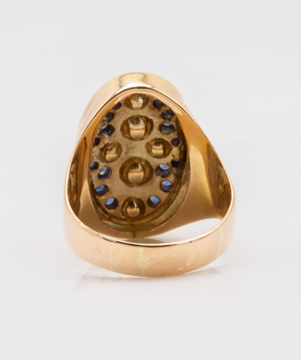 Ring mit Diamanten 750er Gold 
