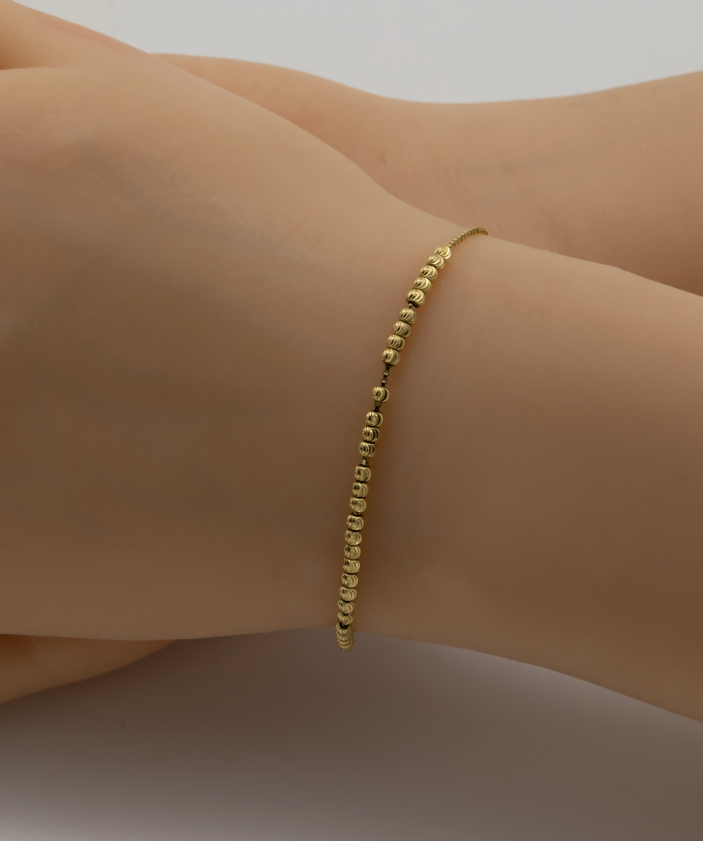 Kugelarmband 585er Gelbgold