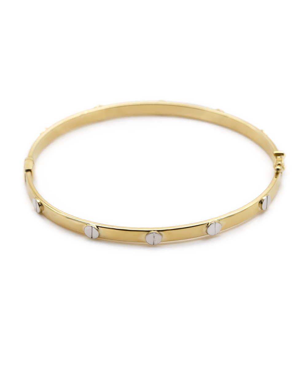 Armspange 333er Gold bicolor