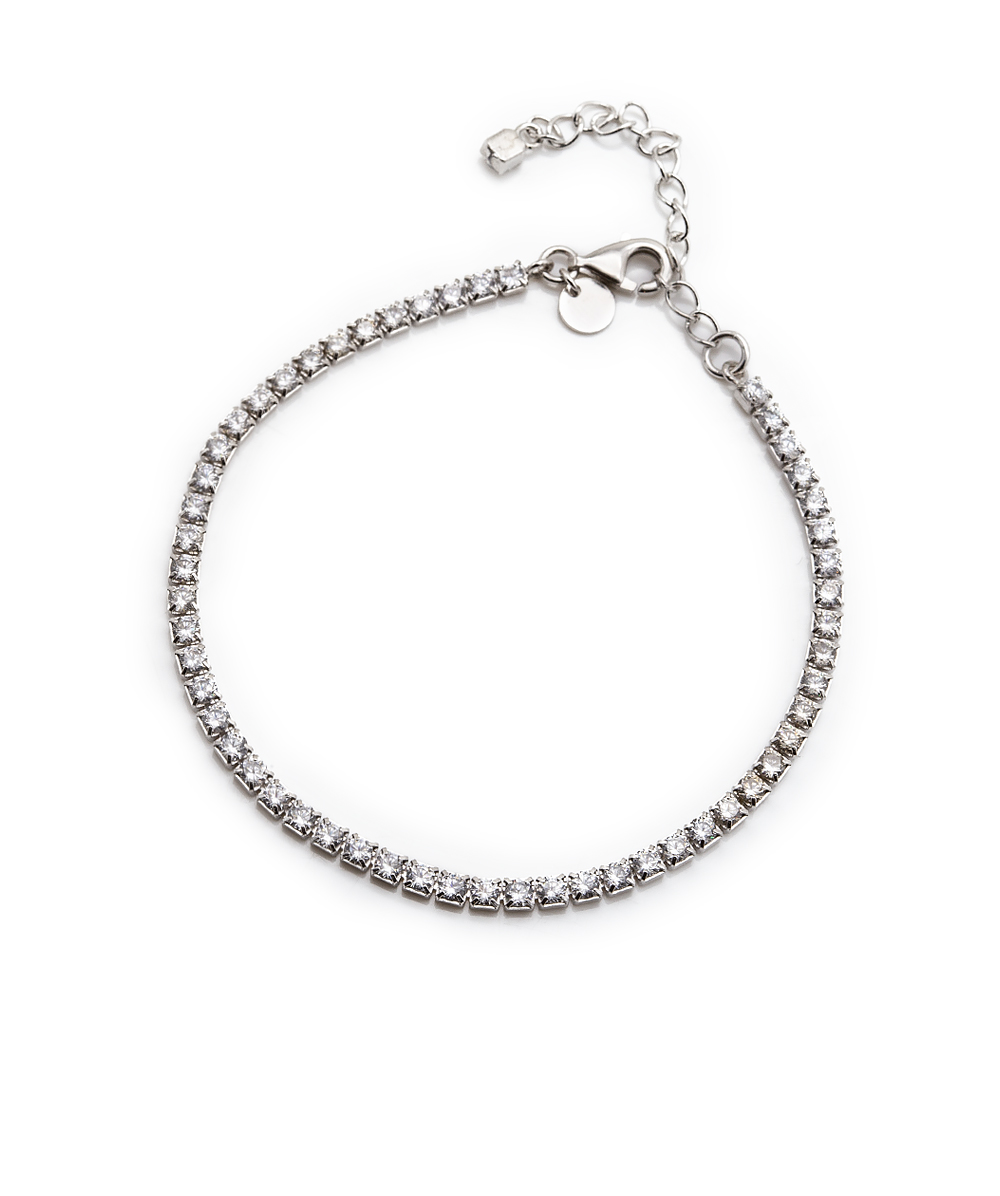 Tennisarmband mit Zirkonia 925er Silber