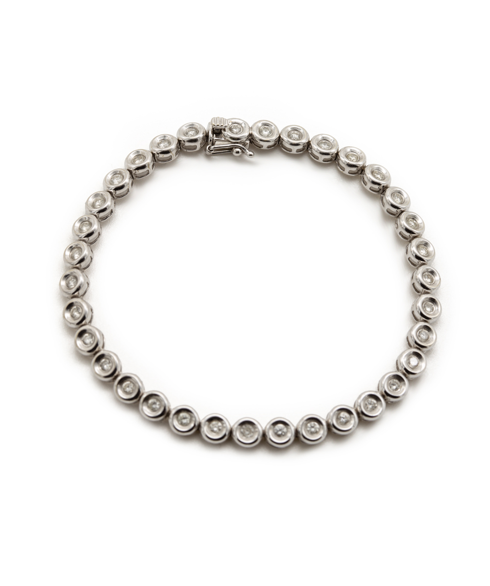 Armband mit Brillanten 750er Weißgold 