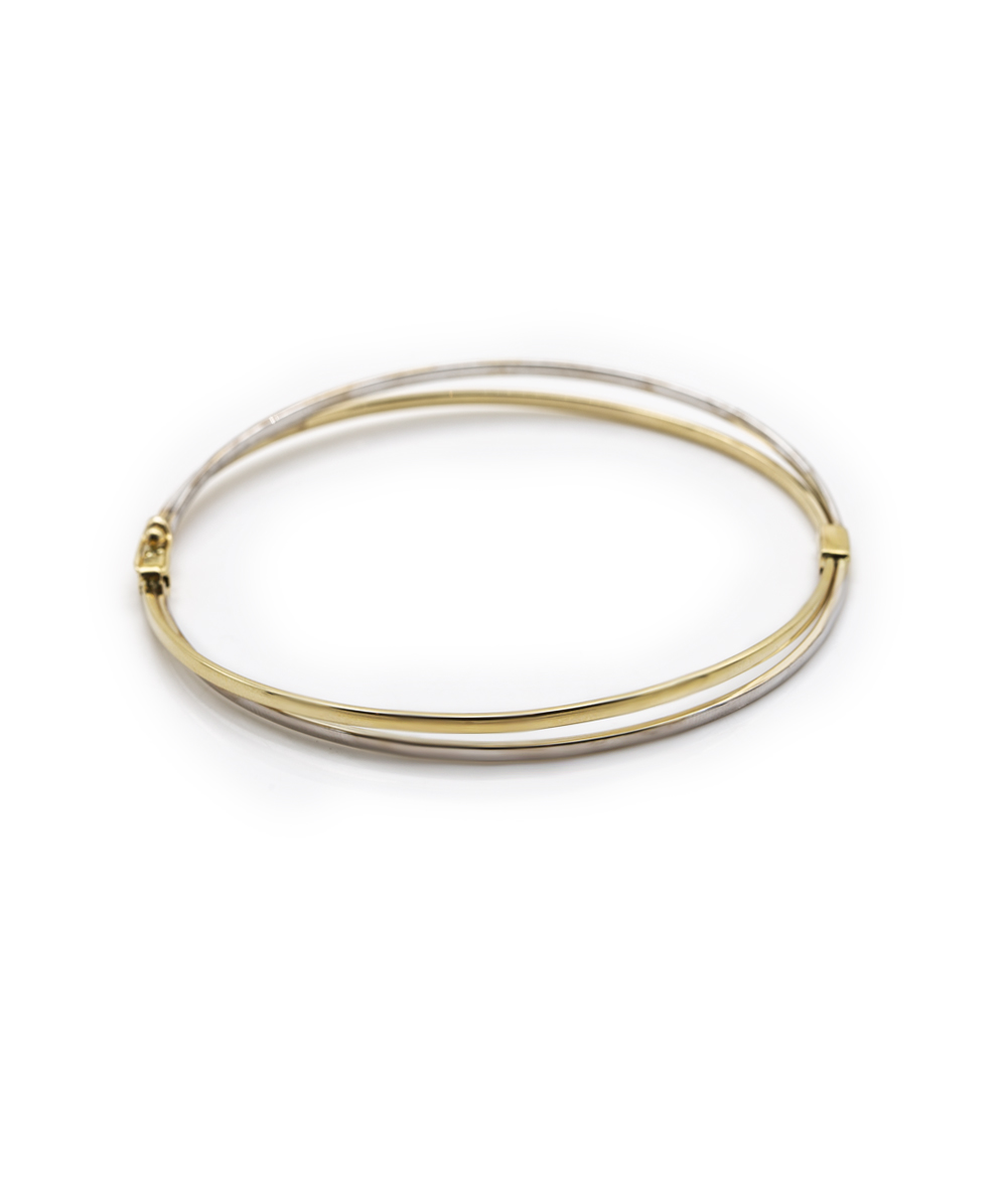 Armspange 333er Gold bicolor