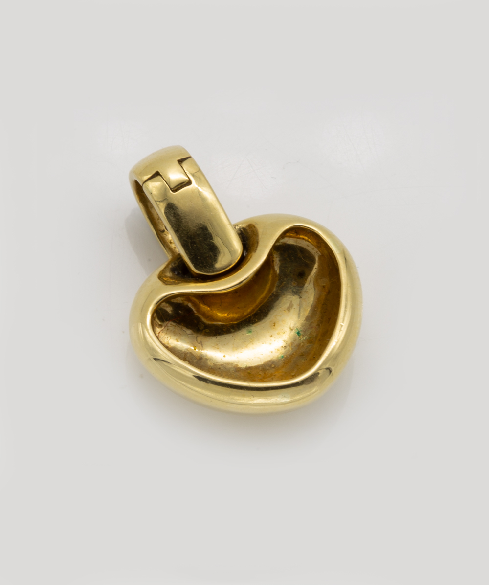 Herzanhänger mit Brillanten 750er Gold bicolor - Alternative View