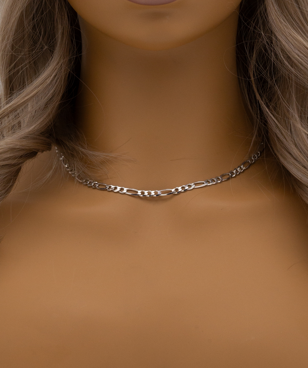 Figarokette 925er Silber