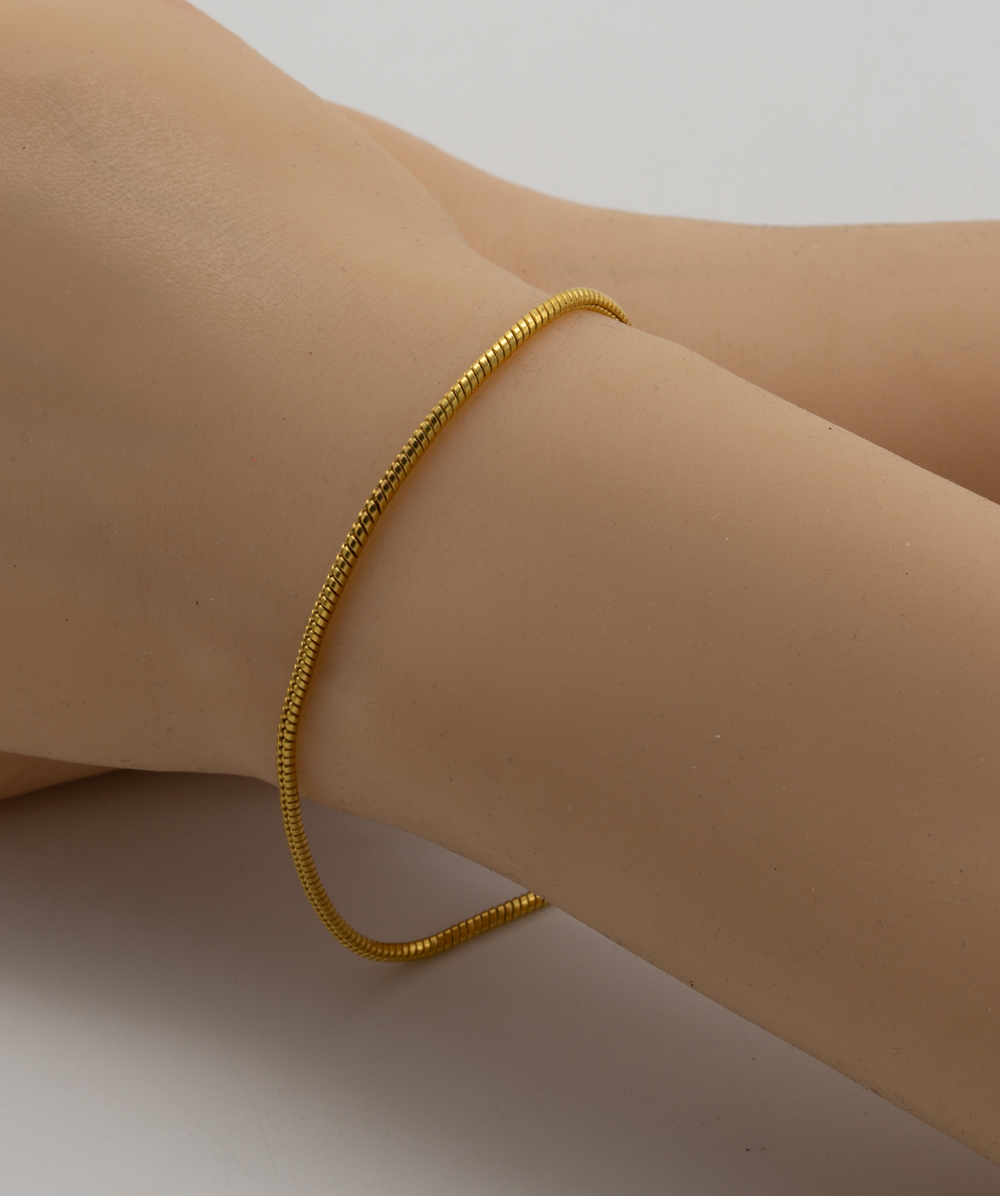 Schlangenarmband 333er Gelbgold